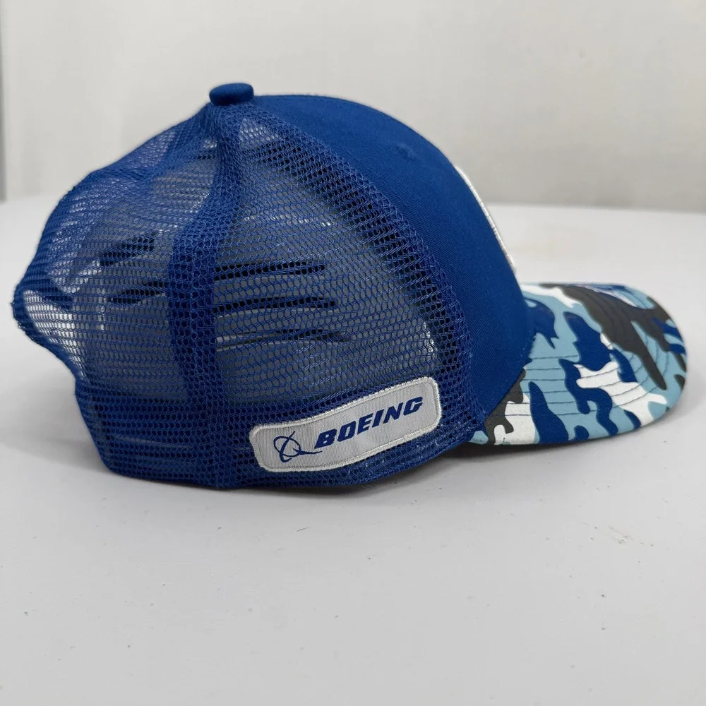 Melonwear Chicago‎ Cubs Trucker Hat Mens OSFA Blue Camo Boeing Snapback Cap